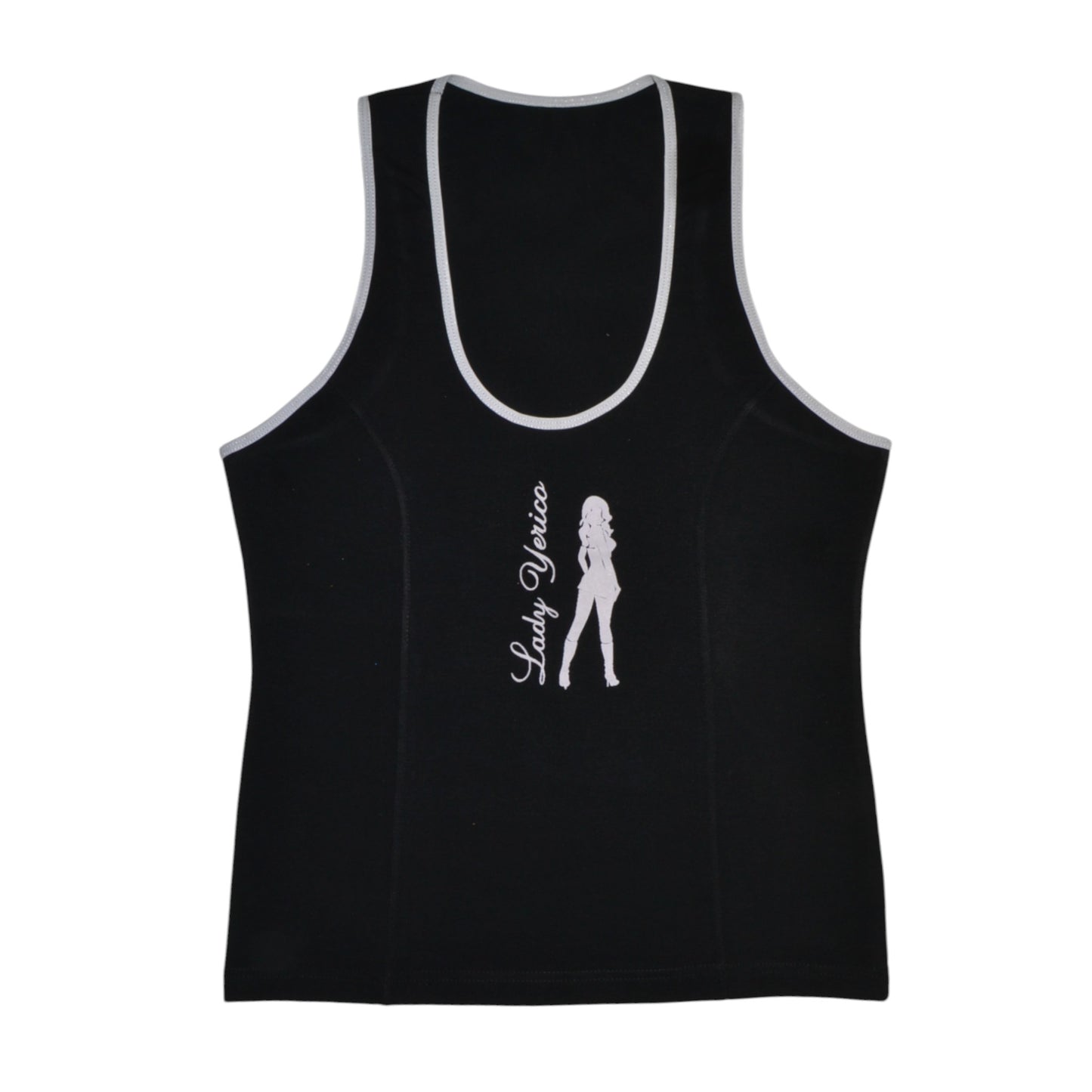 Camiseta con Estampado sin Mangas Mujer
