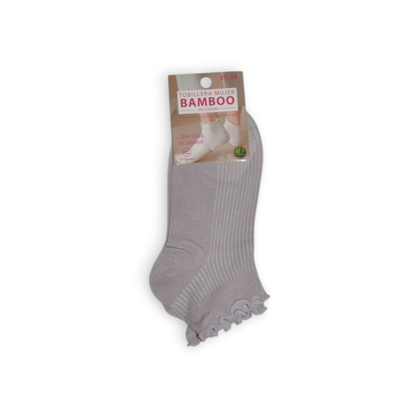 Calcetines Cortos sin Costura Bamboo Mujer (Talla 35-39)