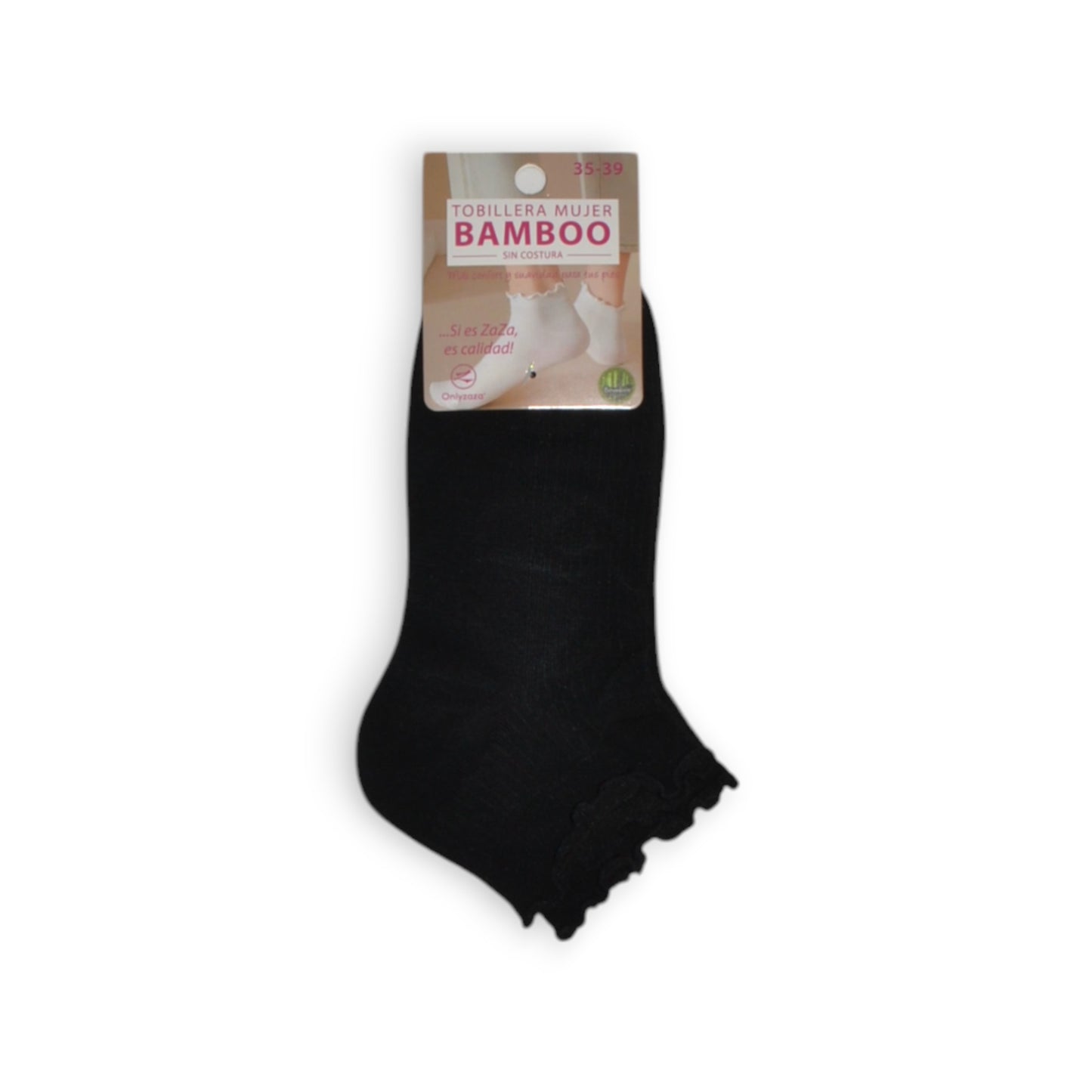 Calcetines Cortos sin Costura Bamboo Mujer (Talla 35-39)