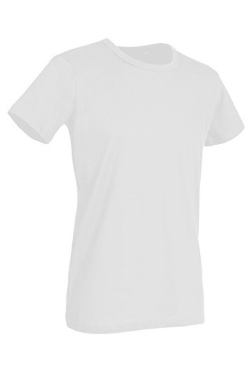 Camiseta Cuello en V con Aplicación Media Manga Mujer